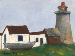 Monhegan Island Lighthouse, Maine 1850